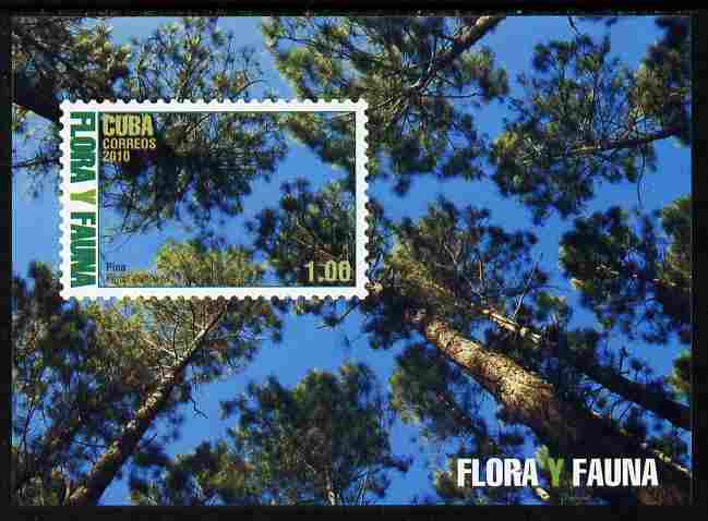 Cuba 2010 Flora & Fauna perf m/sheet unmounted mint, stamps on trees
