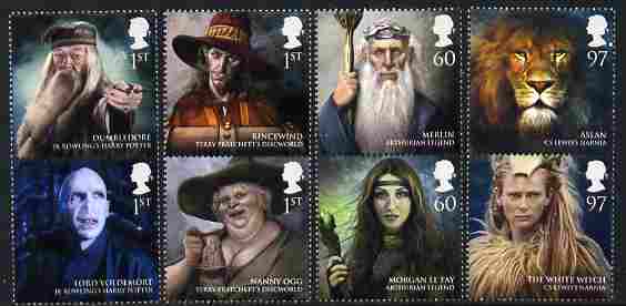 Great Britain 2011 Magical Realms perf set of 8 unmounted mint , stamps on literature, stamps on theatres, stamps on films