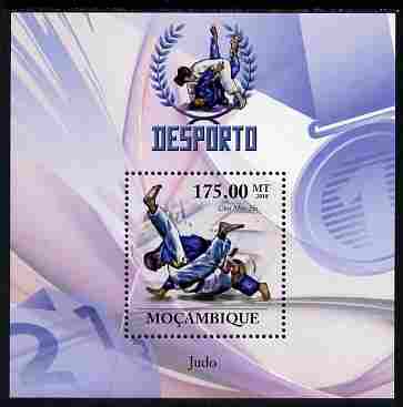 Mozambique 2010 Sport - Judo perf m/sheet unmounted mint, Scott #2029, stamps on sport, stamps on martial arts, stamps on judo