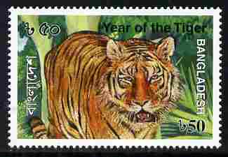 Bangladesh 2010 Chinese New Year - Year of the Tiger unmounted mint, stamps on , stamps on  stamps on lunar, stamps on  stamps on animals, stamps on  stamps on tigers