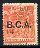 Nyasaland 1891-95 BCA opt on 2s vermilion fine used but centred to left, SG 8, stamps on 