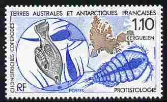 French Southern & Antarctic Territories 1990 Protistology 1f10 unmounted mint SG 259, stamps on , stamps on  stamps on polar, stamps on  stamps on science, stamps on  stamps on fungi