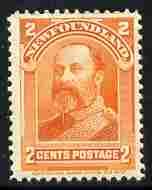 Newfoundland 1897-1918 King Edward VII when Prince of Wales 2c orange unmounted mint SG 86, stamps on royalty, stamps on  ke7 , stamps on 