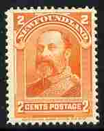 Newfoundland 1897-1918 King Edward VII when Prince of Wales 2c orange unmounted mint SG 86, stamps on , stamps on  stamps on royalty, stamps on  stamps on  ke7 , stamps on  stamps on 