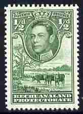 Bechuanaland 1938-52 KG6 1/2d deep-green unmounted mint SG 118c, stamps on , stamps on  stamps on , stamps on  stamps on  kg6 , stamps on  stamps on cattle, stamps on  stamps on bovine