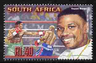 South Africa 2001 Sporting Heroes - Vuyani Bungu (boxing) 1r40 unmounted mint SG 1257, stamps on , stamps on  stamps on personalities, stamps on  stamps on sport, stamps on  stamps on boxing