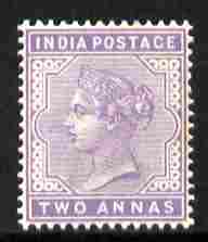 India 1900-02 QV 2a pale violet unmounted mint SG 116, stamps on , stamps on  stamps on , stamps on  stamps on  qv , stamps on  stamps on 