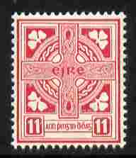 Ireland 1940-68 definitive 11d rose Single 'E' watermark unmounted mint SG 1121b, stamps on 