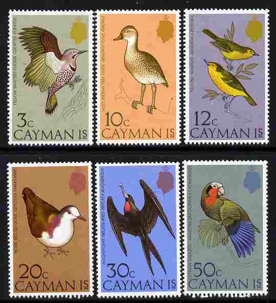 Cayman Islands 1975 Birds - 2nd series set of 6 unmounted mint SG 383-88, stamps on , stamps on  stamps on birds, stamps on  stamps on 