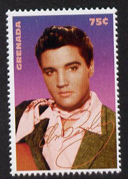 Grenada 1995 Entertainment Legends - Elvis Presley 75c unmounted mint SG 2931, stamps on personalities, stamps on elvis, stamps on music, stamps on films, stamps on cinema, stamps on movies, stamps on pops, stamps on rock