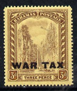 Bahamas 1918 Staircase War Tax 3d unmounted mint SG 98*