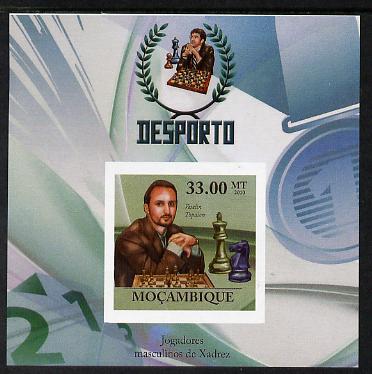 Mozambique 2010 Chess Players - Veselin Topalov imperf m/sheet unmounted mint. Note this item is privately produced and is offered purely on its thematic appeal, stamps on , stamps on  stamps on personalities, stamps on  stamps on chess