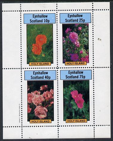 Eynhallow 1982 Roses perf  set of 4 values (10p to 75p) unmounted mint, stamps on , stamps on  stamps on flowers   roses