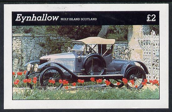 Eynhallow 1981 Vintage Cars #5 imperf deluxe sheet (£2 value) unmounted mint, stamps on cars